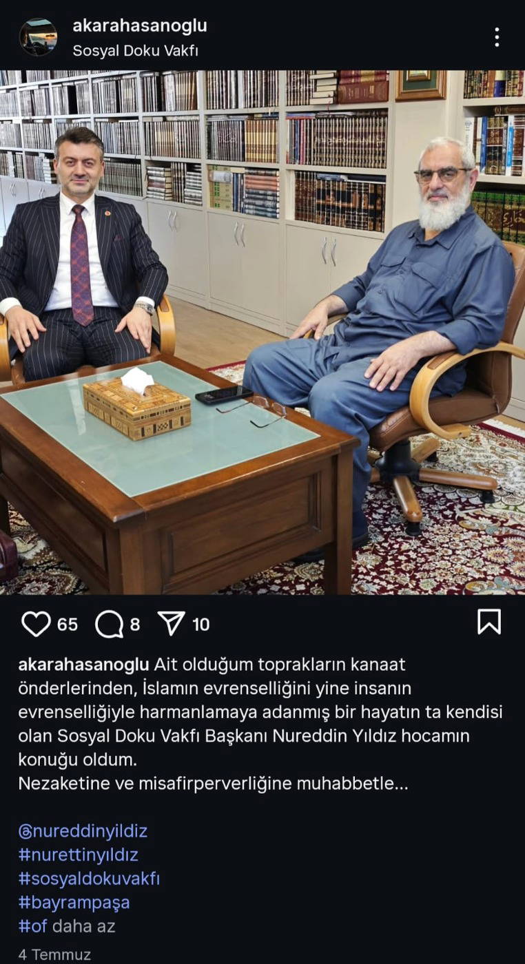 Karahasanoğlu'nun Ziyaretleri